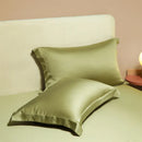 GobekUsa Egyptian Cotton Pillowcase Set - Solid Color Pillow Shams Covers