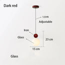 European White Glass Globe Pendant Light