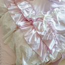 GobekUsa Korean Lace Ruffles Cotton Bedding Set - Sweet Girl Design