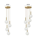 GobekUsa LED Glass Ball Chandelier for Home Dining Hotel Decor