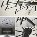 GobekUsa LED Chandelier: Modern Nordic Design for Living Room, Bedroom, Office, Study - Home Décor Lighting
