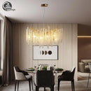 GobekUsa Gold Round Crystal Branches Chandelier