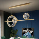 GobekUsa Crystal Pendant Chandelier for Dining Room, Kitchen, Restaurant, Bar - Modern LED Luxury Lighting