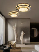 GobekUsa Gold Crystal Ceiling Lights for Modern Home Decor