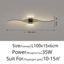 GobekUsa LED Wall Lamp: Modern Long Strip Design for Aisle, Bedroom, Closets - Indoor Sconces Lighting