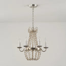 GobekUsa Crystal Chandelier: Elegant Iron Art Pendant for Dining Room, Living Room, and More