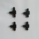 GobekUsa Ceiling Track Rail Connector Set: Black/White, Straight/Cross, 0.5m/1m, 2-Wire
