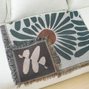 GobekUsa Daisy Pattern Woven Throw Blanket: Stylish Tassel Thread Blanket for Home Decor & Picnics