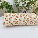GobekUsa Leopard Print Warm Blanket for Office, Dorm, and Sofa