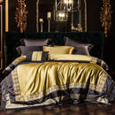 GobekUsa 200S Embroidery Egyptian Cotton Bedding Set: Queen King Linens, Sheet Duvet Pillowcase