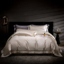 GobekUsa Damask Lyocell Cotton Bedding Set with Soft Silky Finish