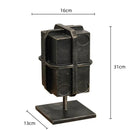 GobekUsa Geometric Block Binding Box Bronzer Sculpture - Home Decor Figurine Craft