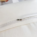 GobekUsa Chic Flowers Embroidery Princess Bedding Set - 100% Egyptian Cotton - Duvet Cover, Sheet, Pillowcases