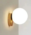 GobekUsa Glass Ball Wall Lamp: Modern Nordic Design for Bedroom, Living Room, Study & Aisle