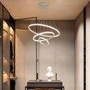 GobekUsa Circles Chandelier Pendant Lamp 3 Rings Ceiling Light