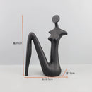 GobekUsa Abstract Face Ceramic Flowerpot Vase Ashtray Plant Home Decor Accessories