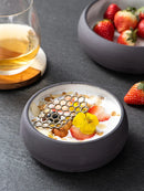GobekUsa Japanese Ceramic Round Bowl - Restaurant Tableware and Household Snack Fruit Dessert Bowl