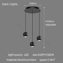 GobekUsa Globe Lens Metal Chandelier for Living Room Kitchen Bedroom Cafe Staircase Villa