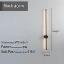 GobekUsa LED Strip Wall Lamp for Creative Staircase Aisle Background Wall Lights