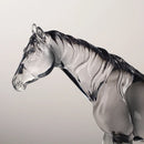 GobekUsa Clear Horse Resin Sculpture Decorative Figurine Home Decoration