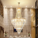 GobekUsa Elegant Crystal Duplex Chandelier for Livingroom, Hotel, and Villa