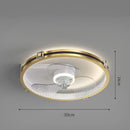 GobekUsa Ceiling Fan Light with Invisible Blades, Remote Control, Modern Design, Silent Operation
