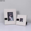 GobekUsa Leather Photo Frame | Modern Design Picture Frame Bedside Table & Desk Décor