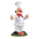 GobekUsa Cartoon Chef Resin Wine Rack Storage Holder Kitchen Home Decor Figure sculptured host rack