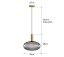 GobekUsa Colorful Glass Pendant Lights Living Room Bedside Lamp LED Hanging Lighting
