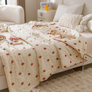 GobekUsa Cooling Summer Blanket | Soft & Breathable Natural Plant Comforter