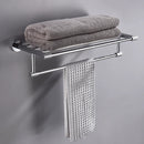 GobekUsa Bathroom Essentials Set: Towel Bar, Toilet Paper Holder, Bathrobe Hook, Soap Dish, Toilet Brush