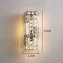 GobekUsa Crystal Mosaic Wall Lamp: Elegant LED Lighting for Living Room, Bedroom, and Hotel Lobby