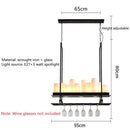 GobekUsa Glass LED Chandelier - Stylish Lighting for Home Decor & Dining Room