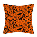 GobekUsa Halloween Linen Cushion Cover for Living Room Decor and Sofa - Trick or Treat