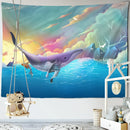 GobekUsa Dream Whale Tapestry Wall Hanging for Kids Room and Home Decor