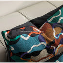 GobekUsa Geometric Embroidery Abstract Cushion Covers 45x45cm, Modern Home Decor