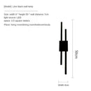 GobekUsa Gold LED Wall Sconce | Modern Nordic Bedroom Living Room Indoor Lighting