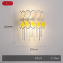 GobekUsa Crystal Gold Stainless Steel LED Dimmable Wall Sconce