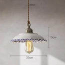 GobekUsa Blue Glass Pendant Lights for Bedroom Dinning Living Room