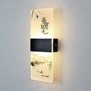 GobekUsa Acrylic Shade LED Square Wall Lamp for Home Decor