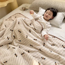 GobekUsa Kids Cartoon Printed Cooling Summer Blanket - Soft Lightweight Comforter