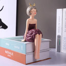 GobekUsa Bowknot Fairy Girl Figurines, Nordic Decor and Crafts, Bubble Gum Girls Theme