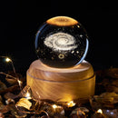GobekUsa Crystal Ball Music Box: Rotating Light Projection, Birthday & Valentine's Day Gift