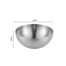 GobekUsa Stainless Steel Mixing Bowls Set for Soup Salad Noodle Ramen Rice