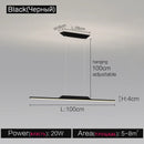 GobekUsa Black Line Chandelier: Elegant Salon Design, Luxury Lighting for Home and Restaurant