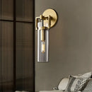 GobekUsa Glass Wall Lamp Industrial Style Retro Sconce for Bedroom Study Loft Dining Room