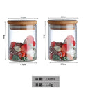 GobekUsa Glass Food Storage Jar with Lid for Kitchen Organization