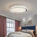 GobekUsa Crystal LED Ceiling Chandelier: Modern Dimmable Lighting Fixture for Stylish Home Decor