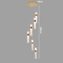 Nordic Multi-Light Iron And Acrylic Pendant Light