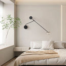 GobekUsa Black LED Wall Reading Light for Bed Bedroom Living Room Office